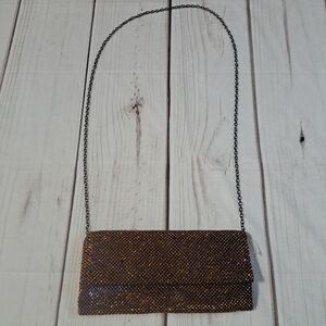 Elegant Brown Chain Clutch
